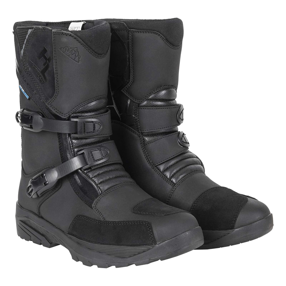 Tourmaster Trailblazer boot showing waterproof membrane for all-weather riding advantages