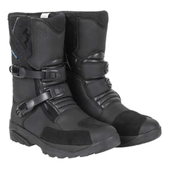 Tourmaster Trailblazer boot showing waterproof membrane for all-weather riding advantages