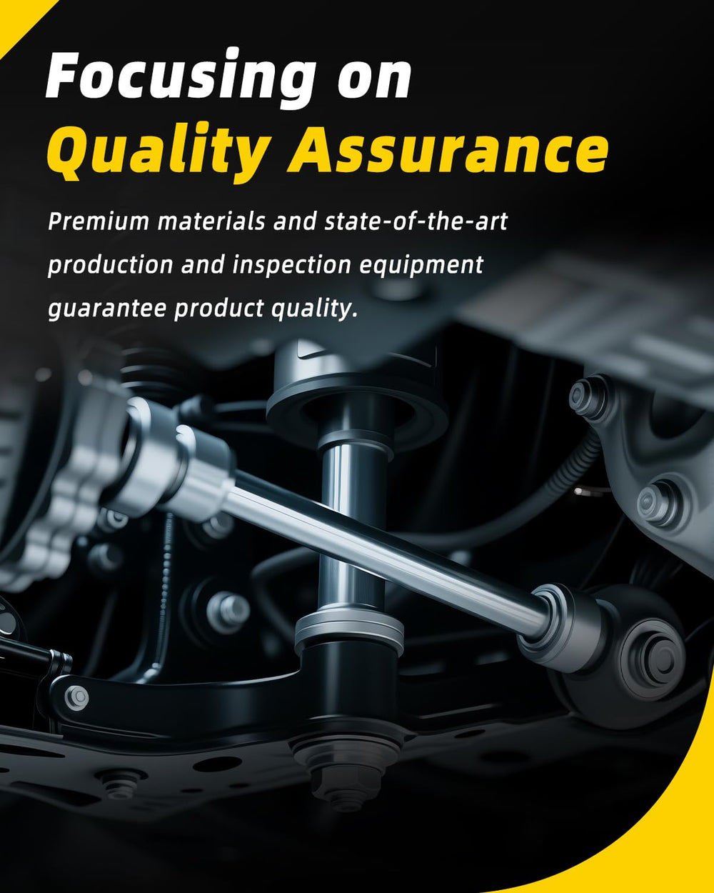 TOVASTY sway bar links coated for rust resistance and longevity