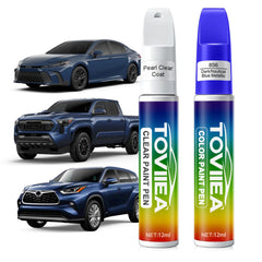 Toviiea Dark Blue Metallic paint bottle for precise color matching.