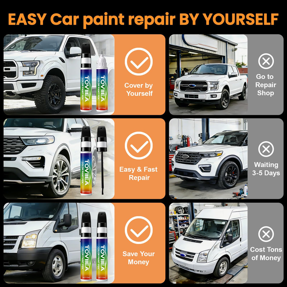 Toviiea Jet Black 668 clear coat bottle adds gloss and long-lasting protection.
