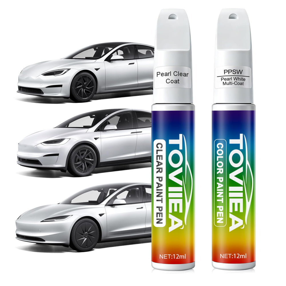 Toviiea Pearl White PPSW paint pen for a seamless repair.