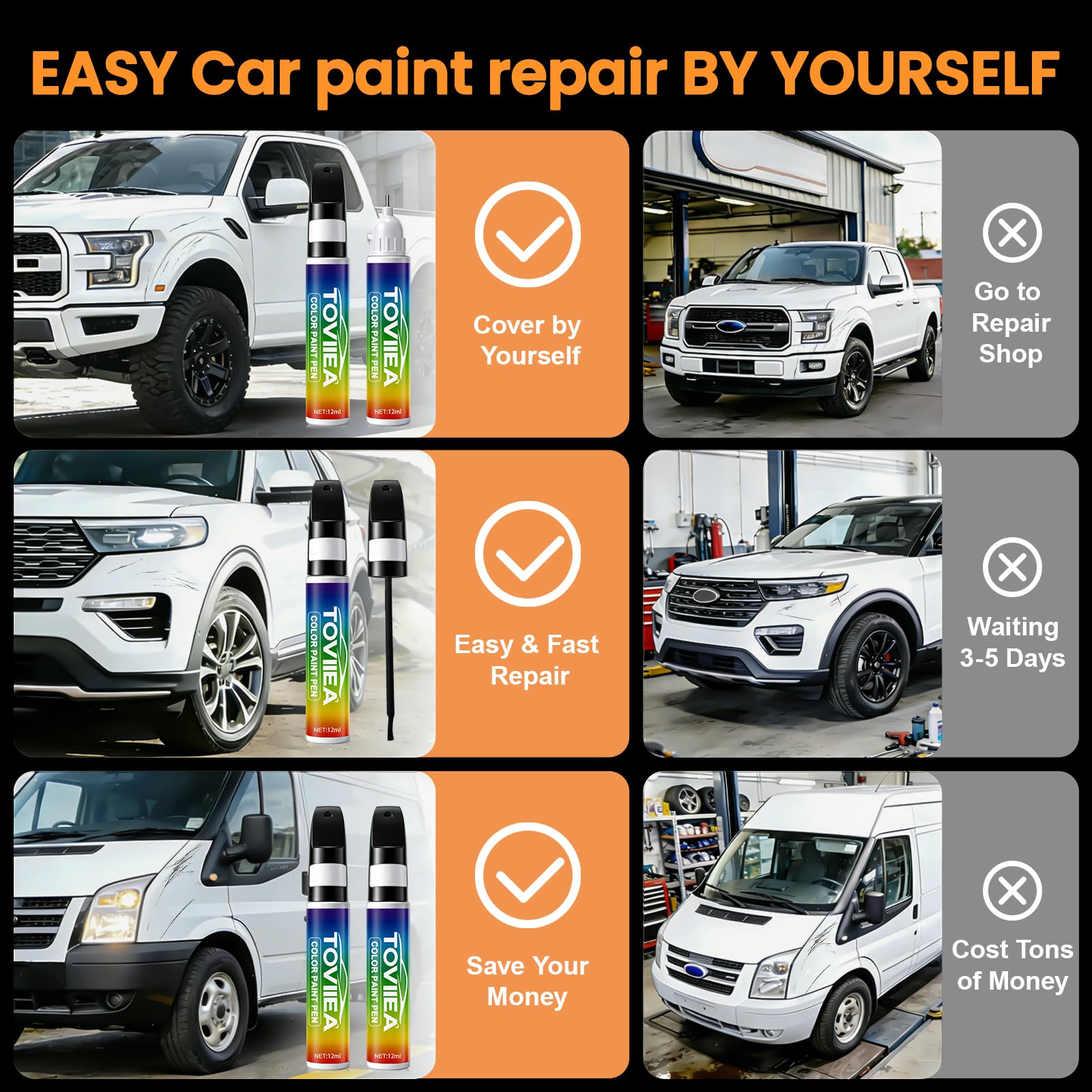 Toviiea Quick Silver PN00 clear coat bottle adds gloss and lasting shine