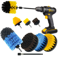 TOWBRUS drill brush set with soft bristles for delicate surfaces and hygienic cleaning.