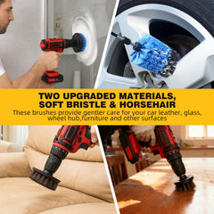 TOWBRUS sponge polishing pads restore shine on kitchen and bathroom surfaces.