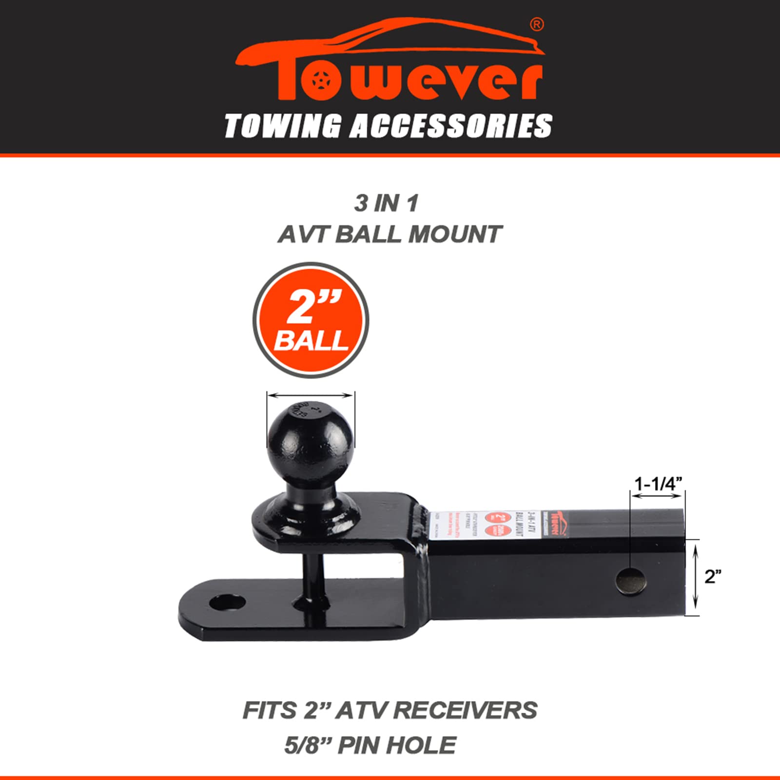 Towever 84209-tow-loop reveals reinforced loop for towing and winching
