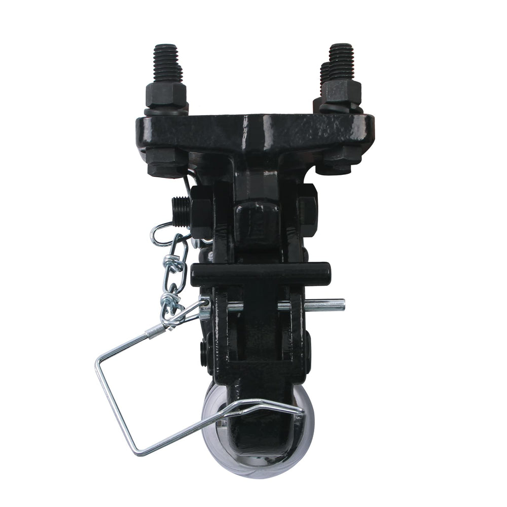 TOWKING 2-5/16-inch hitch ball highlights chrome plating and easy removal.