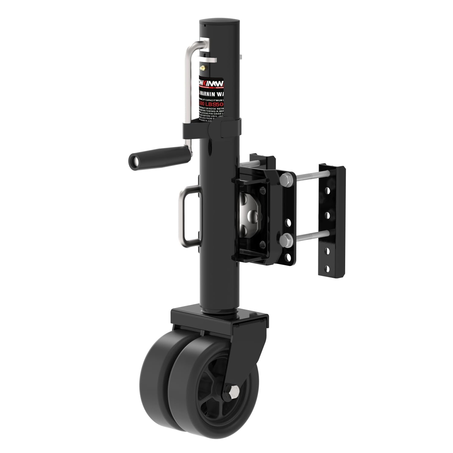 TowKing 2000 lbs upgraded boat trailer jack, sturdy profile for reliable lifting.