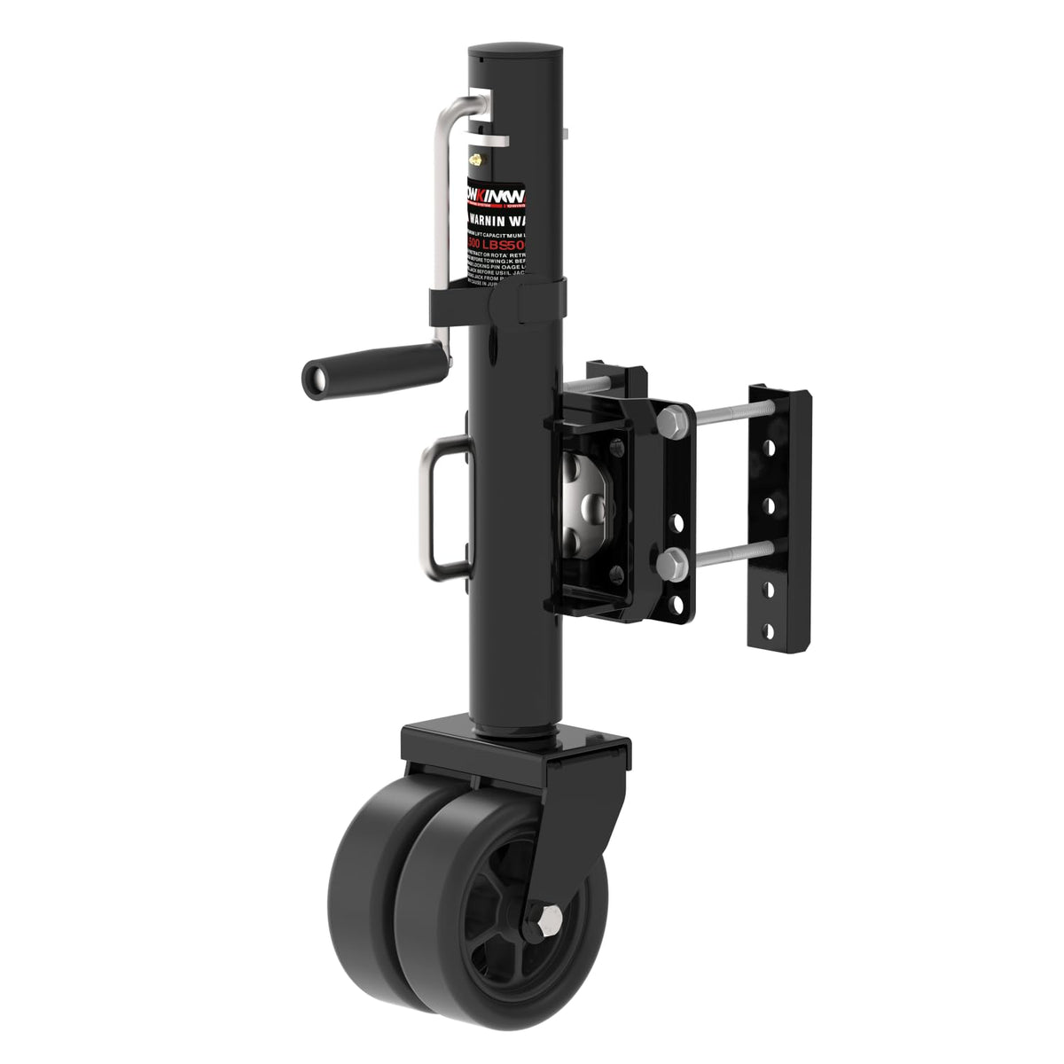TowKing 2000 lbs upgraded boat trailer jack, sturdy profile for reliable lifting.
