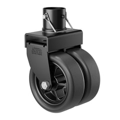 TowKing 2,500lbs dual 6in trailer jack caster showing sturdy load support.
