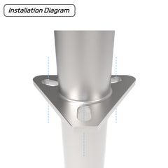 TowKing A-frame jack with corrosion-resistant finish protects against elements.