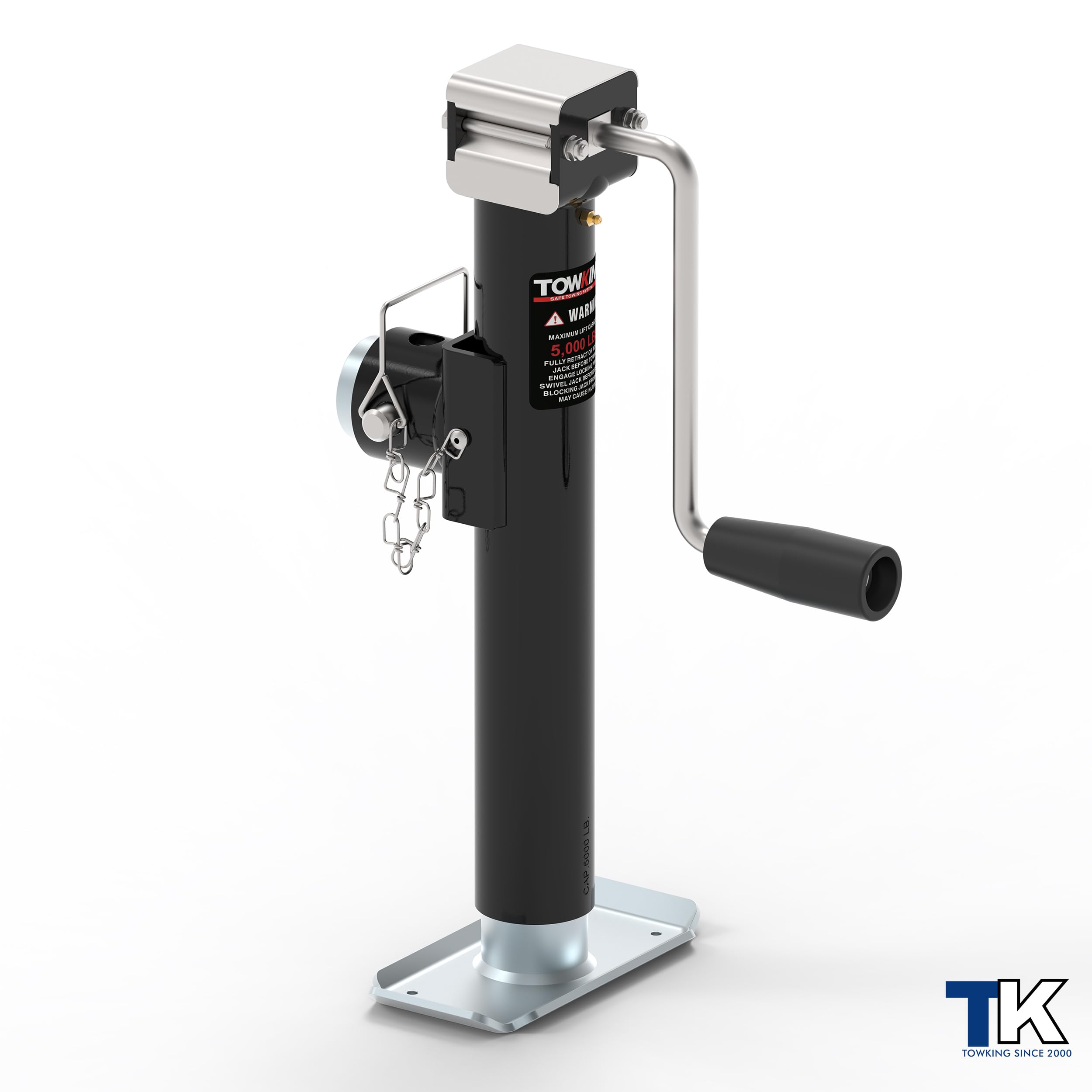 TowKing 21.3-inch extended height helps reach higher trailers safely.