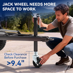 Towking extra tighten bolt helps prevent wobble across sizes.