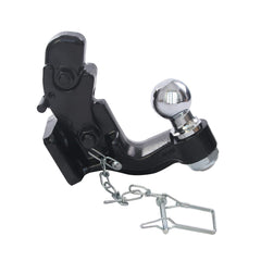 Forged steel construction of the TowKing hitch for durability.