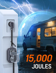 TOWTAMER RV surge protector detects wiring faults before you connect.