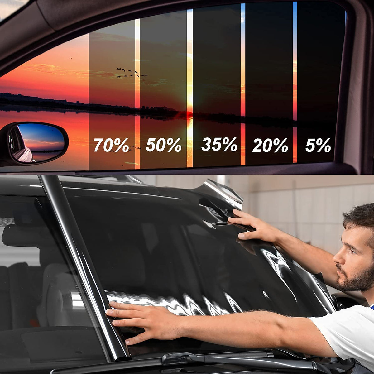 TOYOCO window tint with 35% VLT reduces glare while preserving visibility
