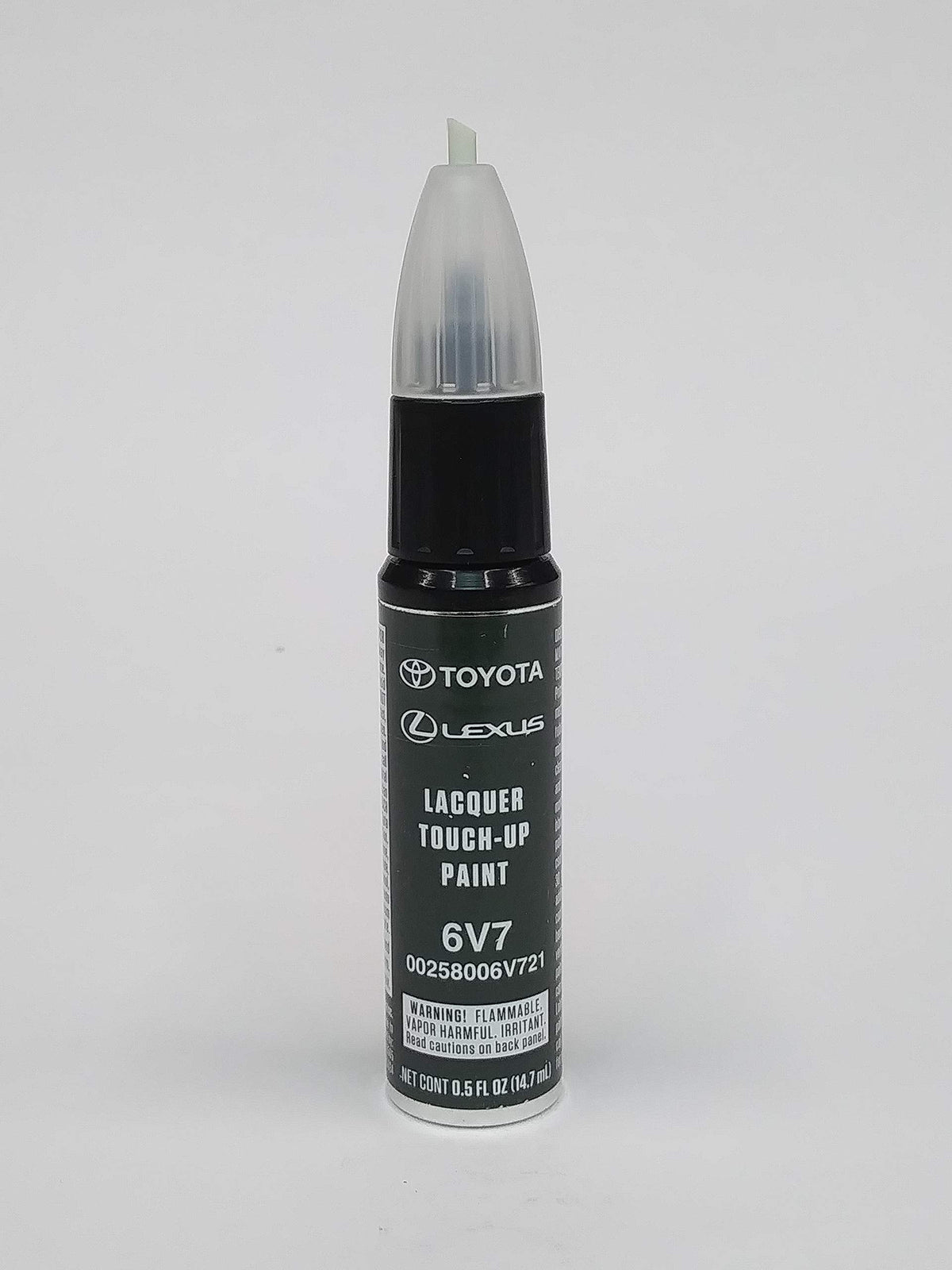 Toyota army green touch-up paint pen with built-in brush for quick small-scratch repair
