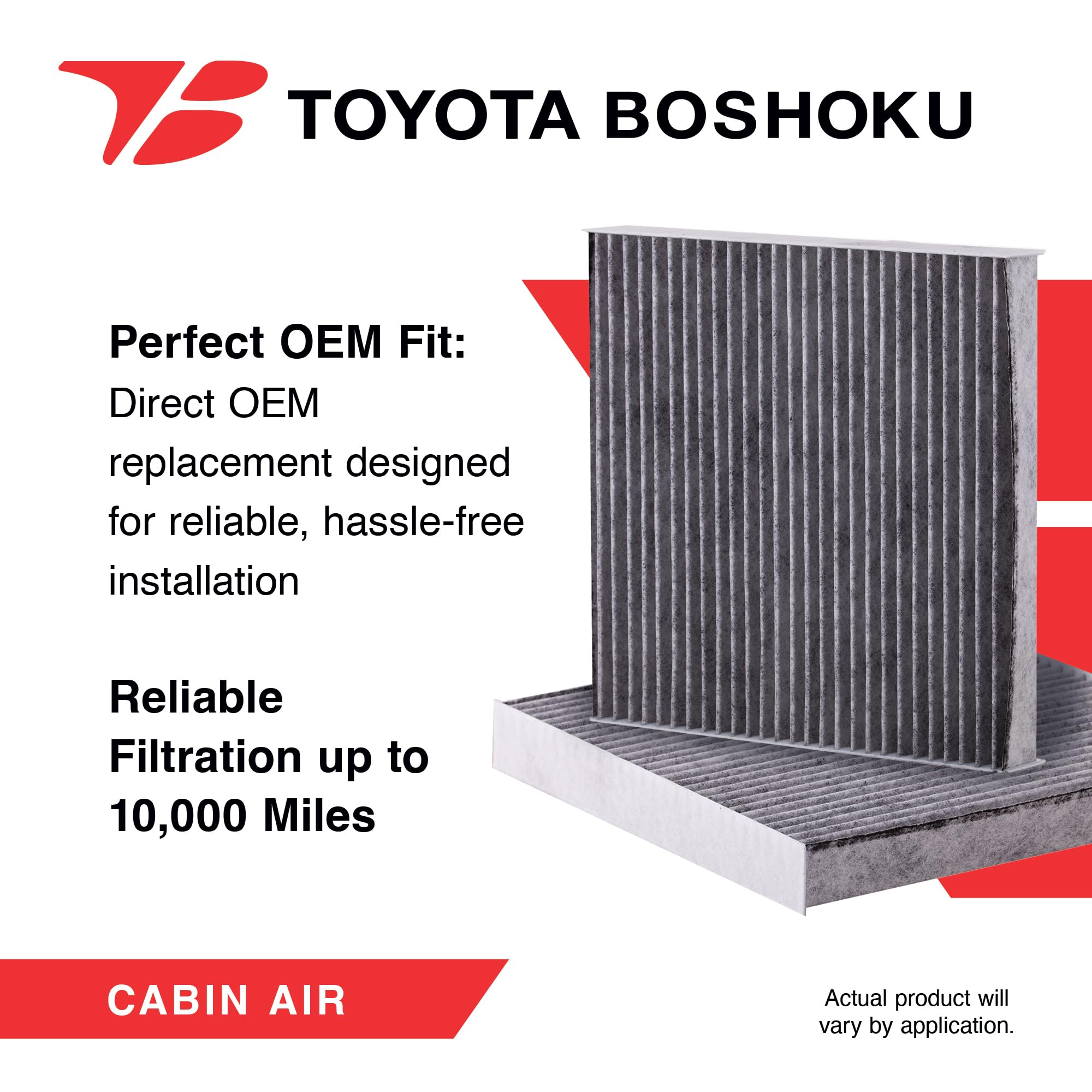 Toyota Boshoku OEM-fit replacement for Camry installation.