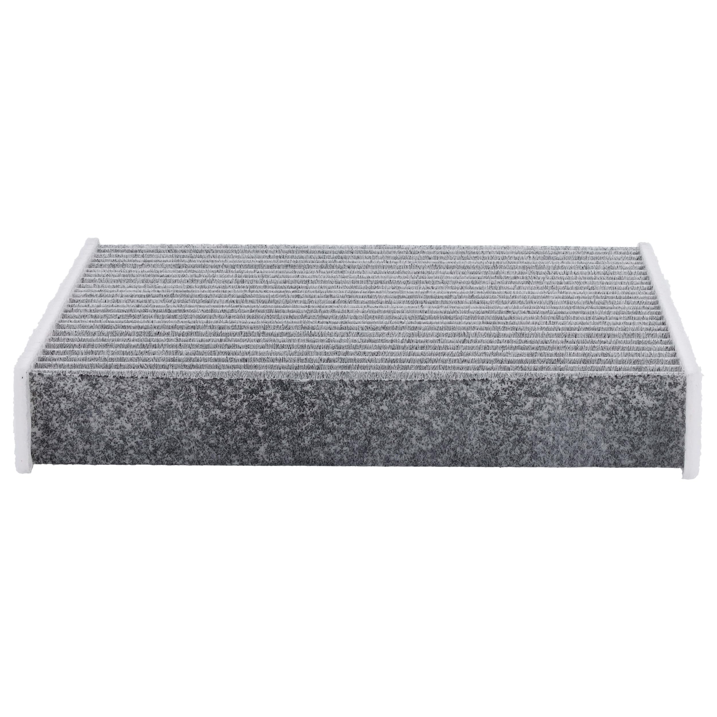 Toyota Boshoku pleated media close-up demonstrates long-lasting filtration.