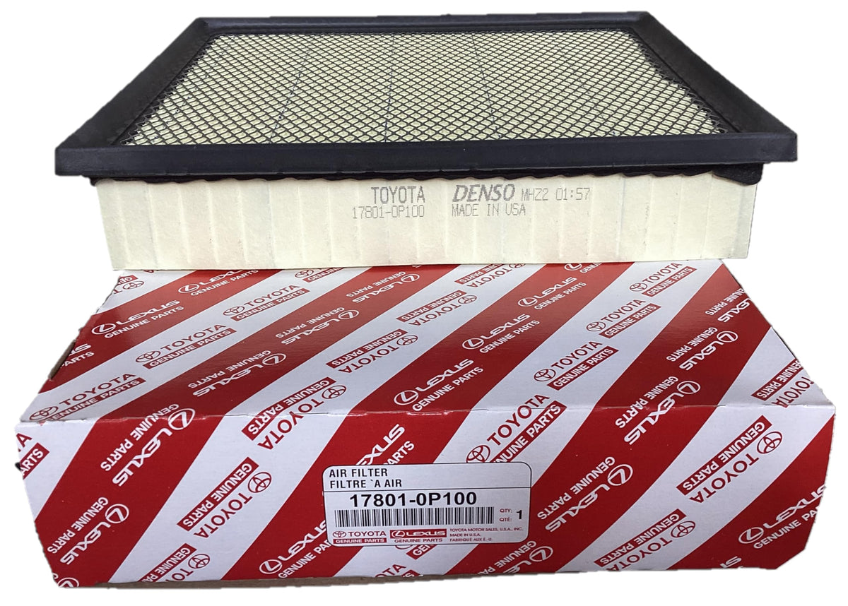 Toyota Genuine engine air filter 17801-0P100 by Denso for engine protection