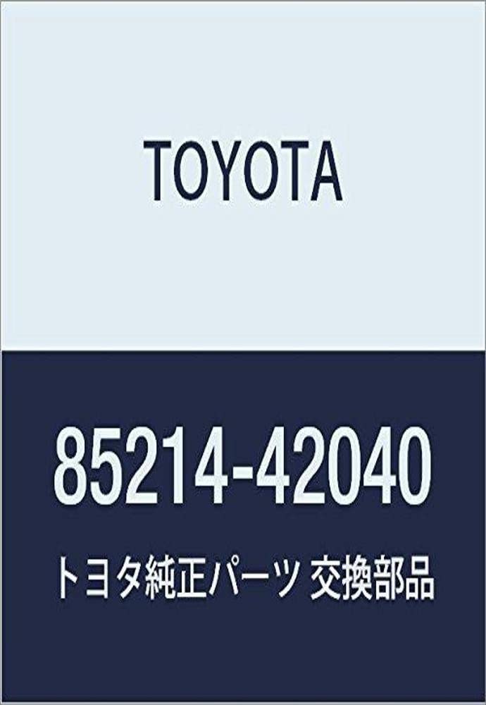 Toyota Genuine 85214-42040 wiper blade front view improves rain visibility.