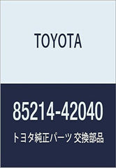 Toyota Genuine 85214-42040 wiper blade front view improves rain visibility.
