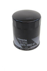 Toyota Genuine Oil Filter 90915-30002 front view ensures precise fit.