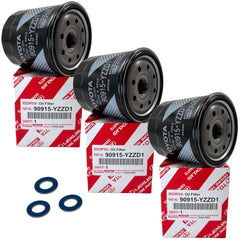 Genuine OEM oil filter 90915-YZZD1 for Toyota engines, reliable change.