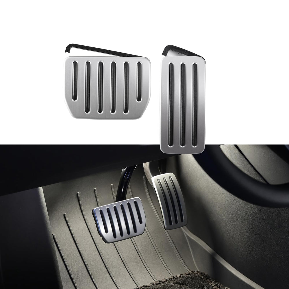 TPARTS accelerator pedal with self-flip lock for improved grip and control