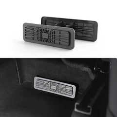 TPARTS under-seat vent cover on Model Y rear vent for dust protection