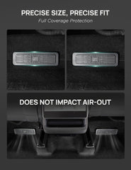 TPARTS plaid-design vent cover adds modern style