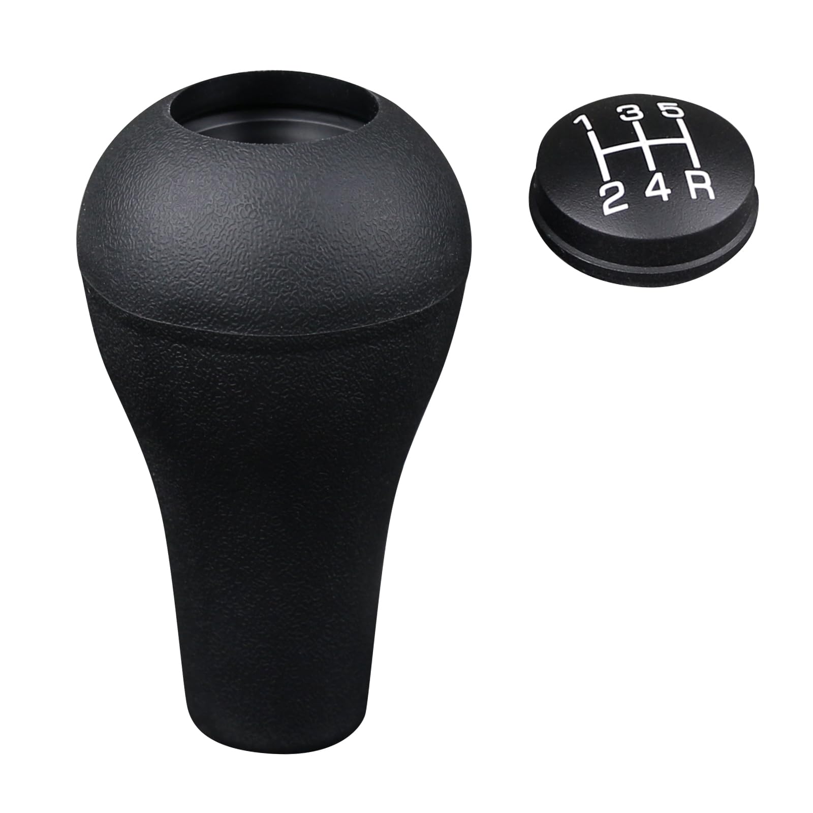 TQPONLY 5-speed gear shift knob with ergonomic grip for smooth shifting