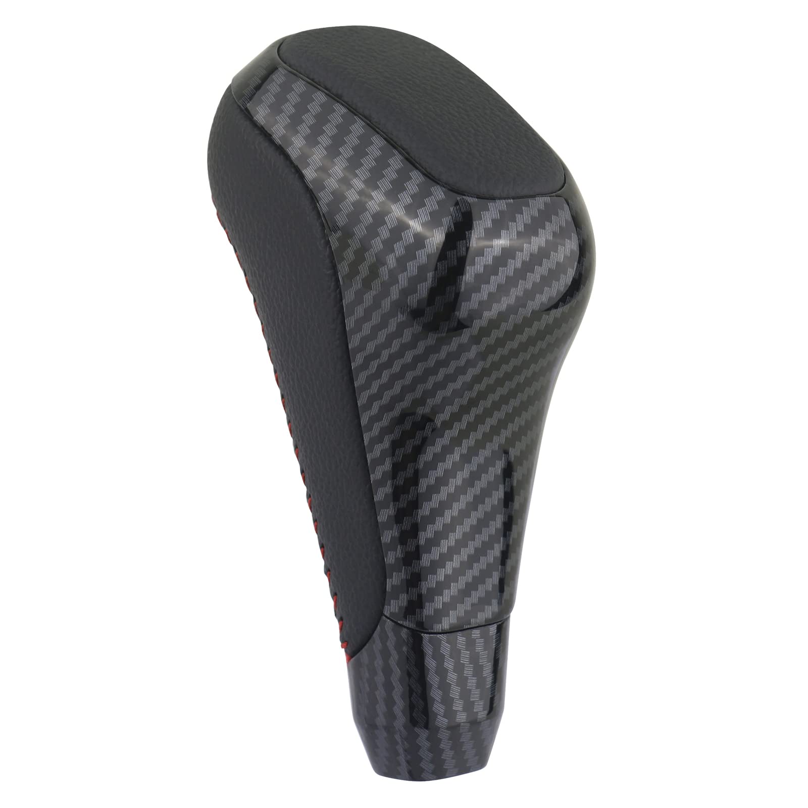 TQPONLY automatic gear shift knob with carbon fiber and leather for Toyota 4Runner, premium grip