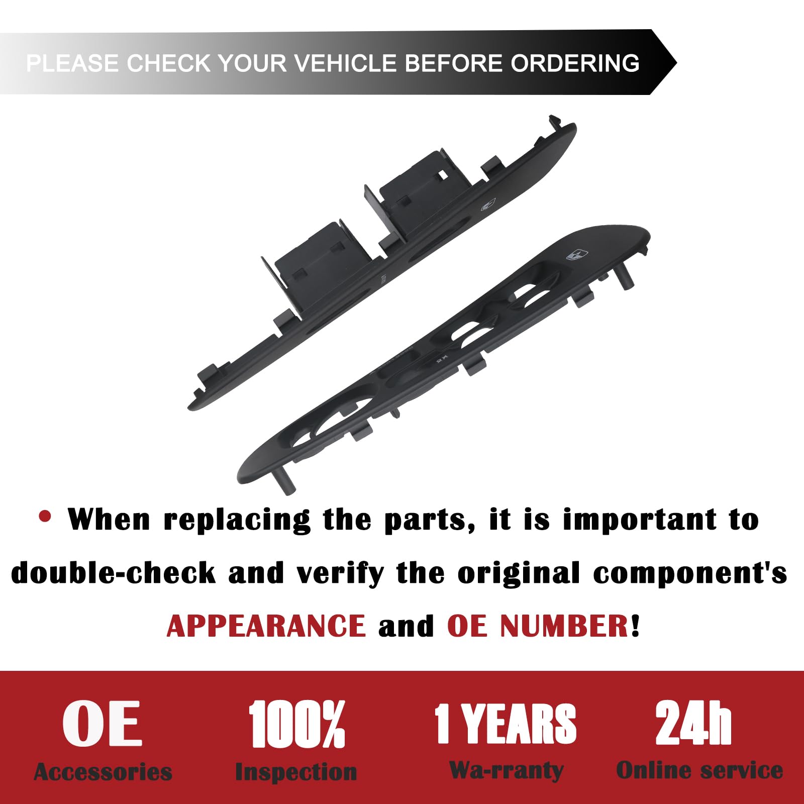 Bezel packaging image from TQPONLY highlighting included pair.
