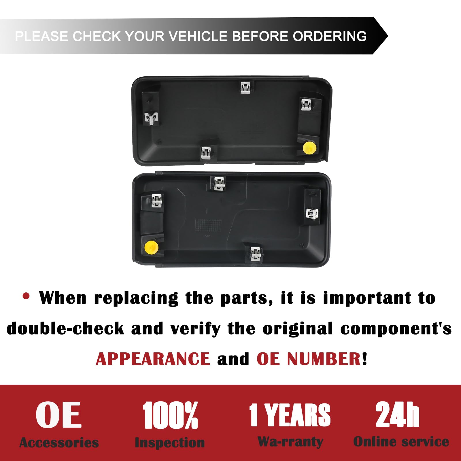 TQPONLY bumper guard pad left inner side helps absorb impacts