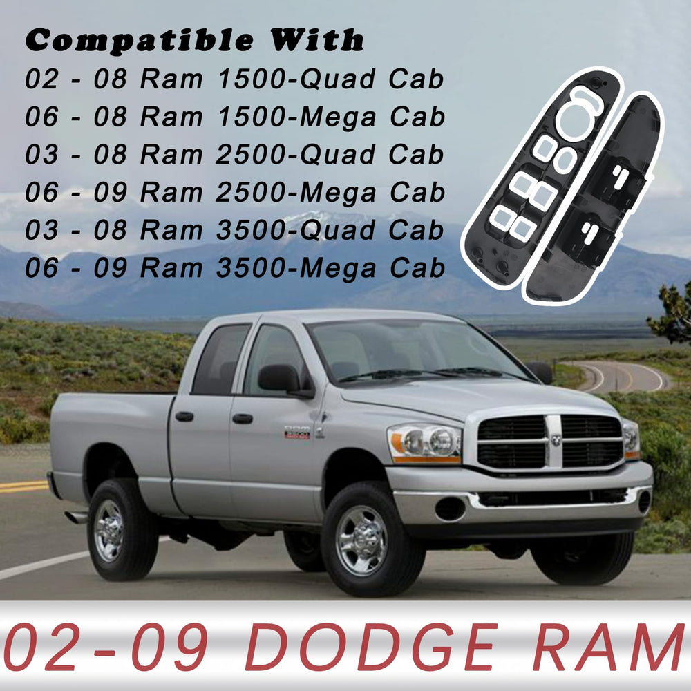 TQPONLY Dodge Ram mega cab bezel, clean interior look and secure fit