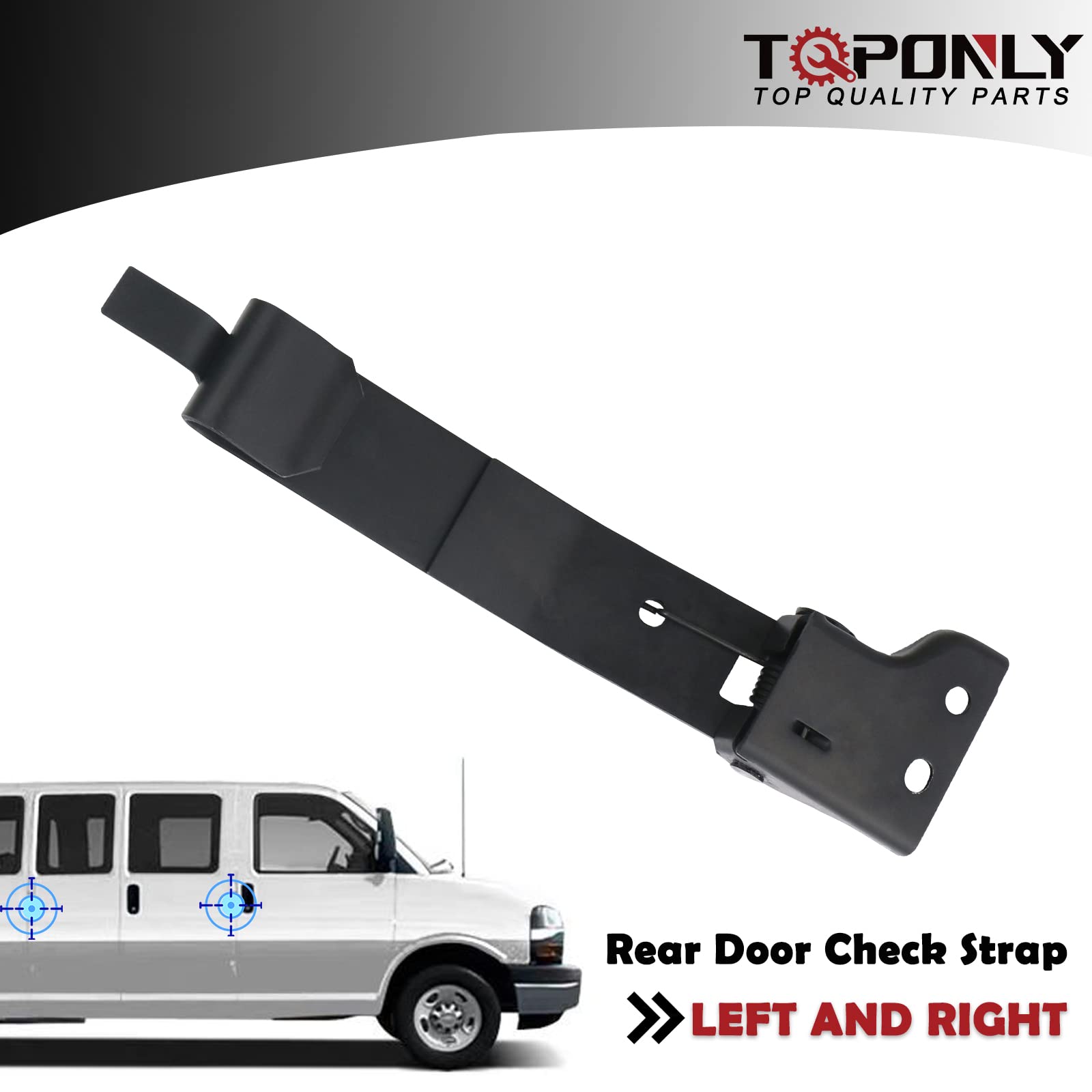 TQPONLY replacement door check strap 924-156/15750877 ensures reliable operation.