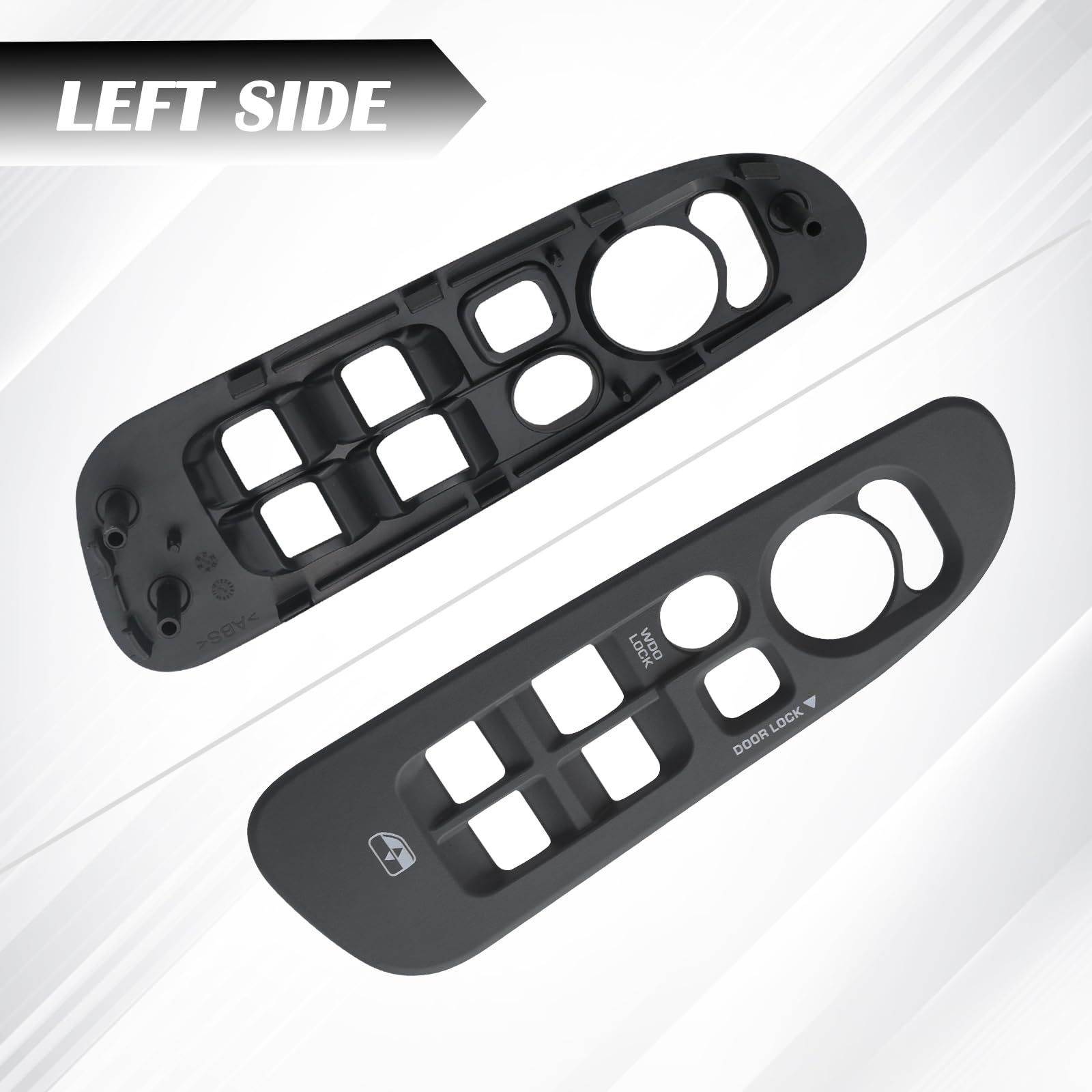 TQPONLY slate gray door switch bezel, matches Ram interior color