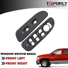 TQPONLY front passenger door switch bezel, precise OEM-like fit