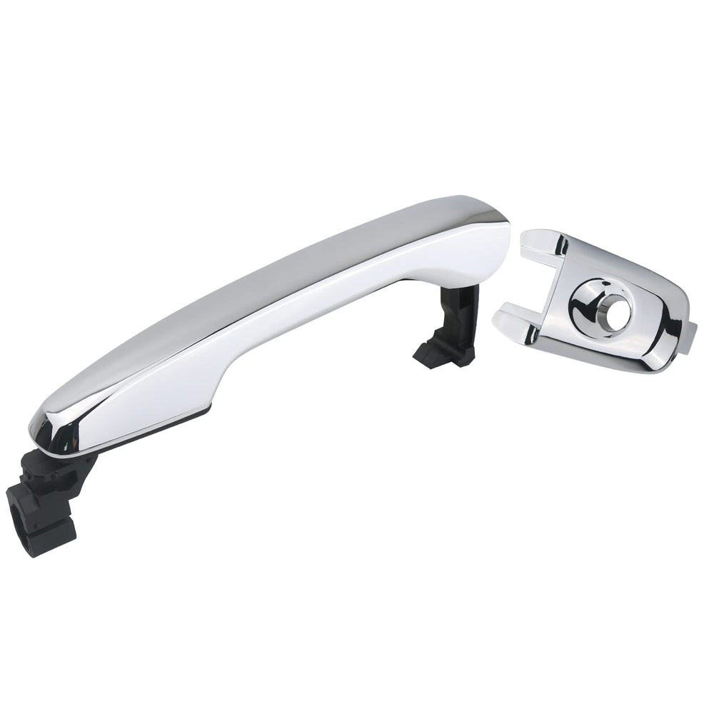 TQPONLY exterior door handle front-left with keyhole for Ford Explorer Edge provides secure entry.