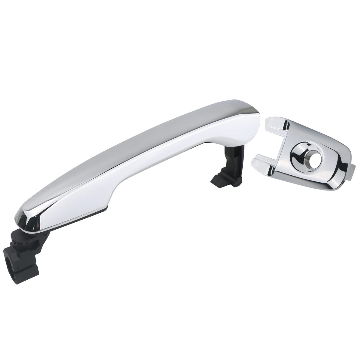TQPONLY exterior door handle front-left with keyhole for Ford Explorer Edge provides secure entry.