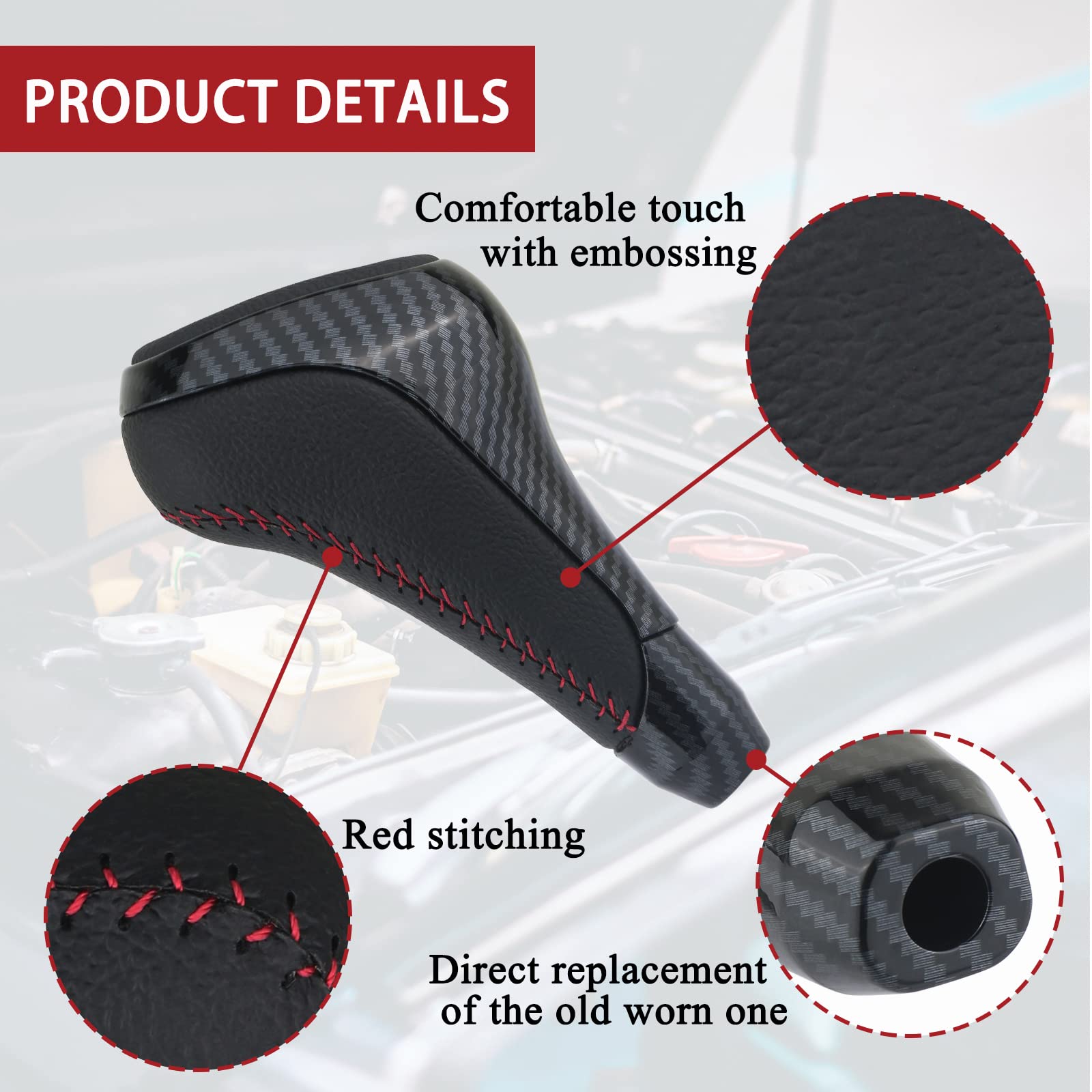 TQPONLY PTR57-34141 replacement gear knob offers seamless compatibility