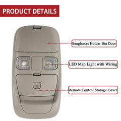 TQPONLY Ram interior light housing gray, OEM-style replacement for easy upgrade.