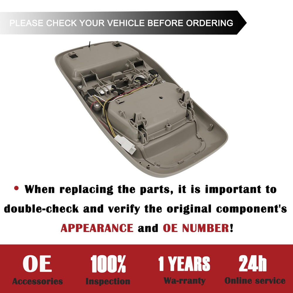 TQPONLY overhead console replacement parts kit for straightforward installation.