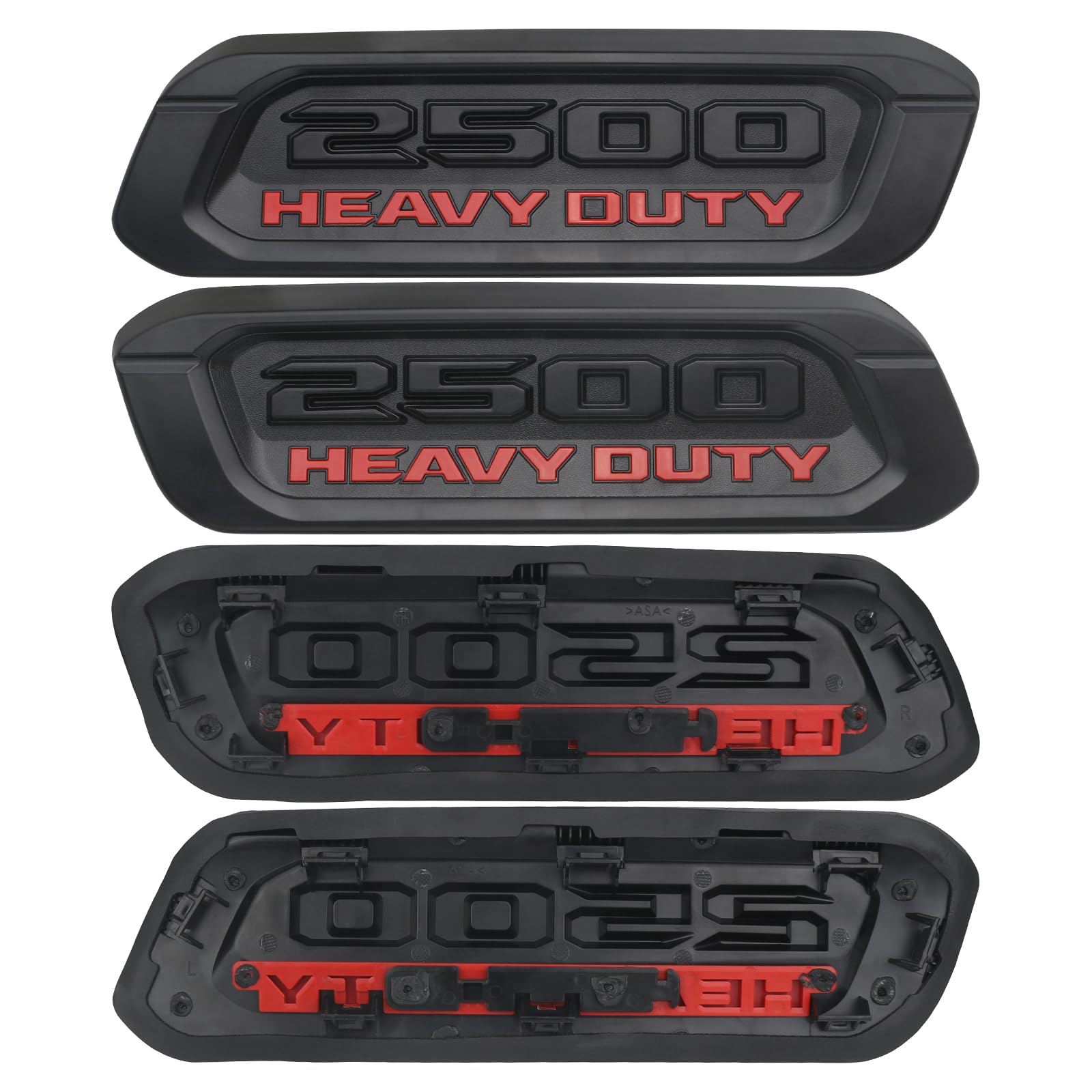 TQPONLY hood-nameplate bezel assembly, weatherproof and direct replacement.