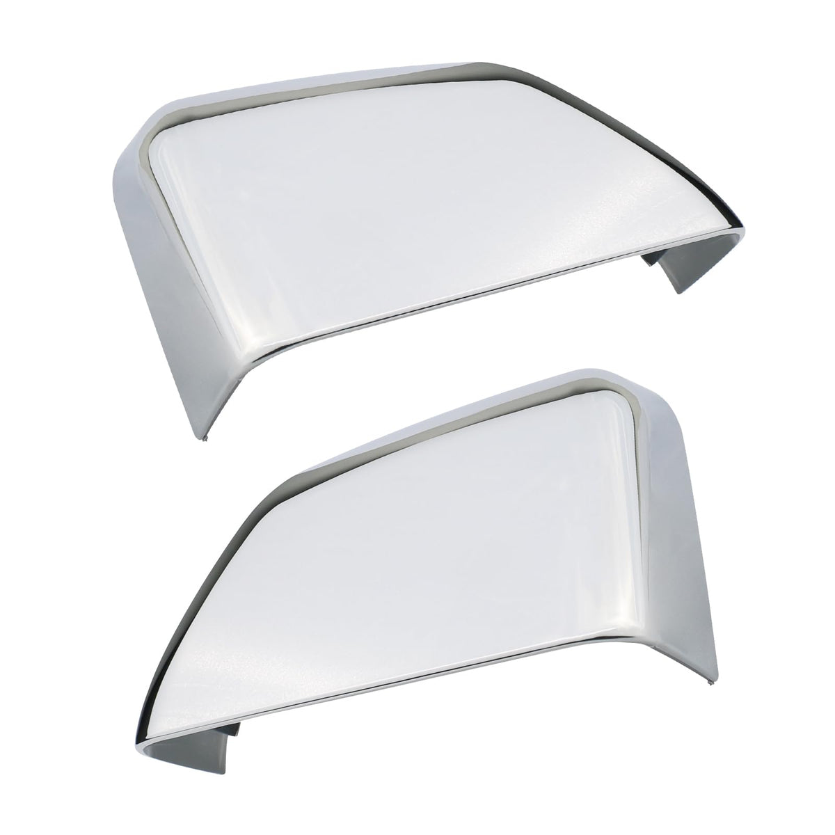 TQPONLY tow mirror chrome cover left-side shows durable fit and sleek style.