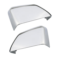TQPONLY tow mirror chrome cover left-side shows durable fit and sleek style.