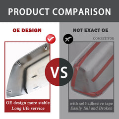 TQPONLY tow mirror chrome cover right-side enhances exterior protection and shine.