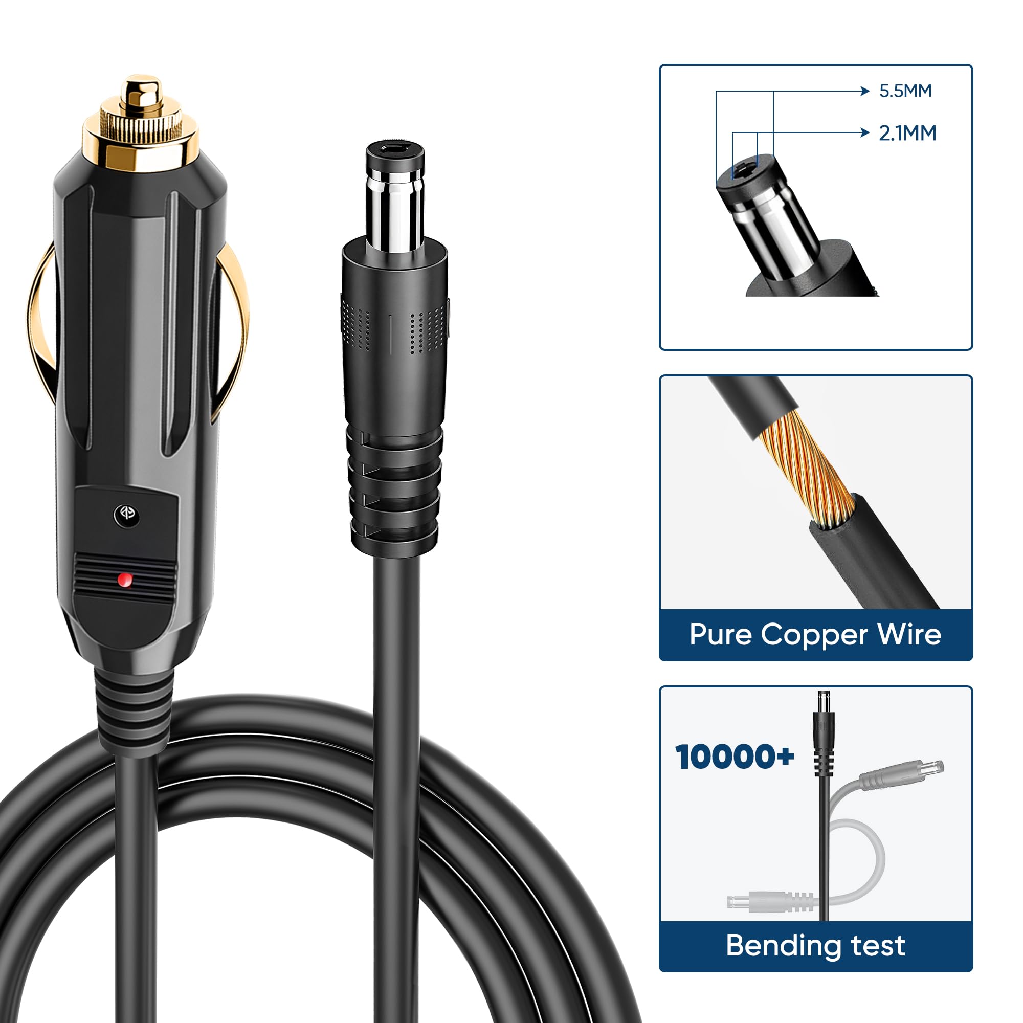 TQXHLBFU LED indicator shows when the adapter is active in your vehicle.