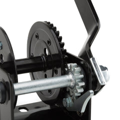 TR Industrial trailer winch installation showing mounting compatibility.